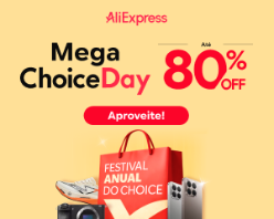 Mega Choice Day com até R$430 OFF em cupons