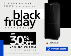 Black Friday: Até 30% de desconto + 5% de desconto extra