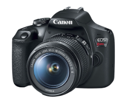 Câmera EOS Rebel T7+ com Lente + 3% OFF