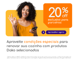 20% de desconto em seleção de produtos