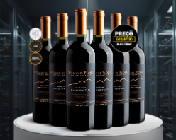 Black Wine: Ganhe R$100 OFF na compra de 6 garrafas