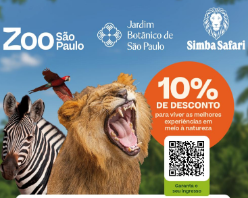 Zoo e Botânico : 10% DE DESCONTO