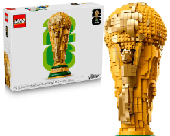 150,00 OFF em Lego Troféu Fifa ou Lego Bola de Futebol