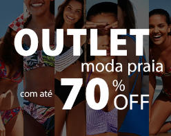 Outlet Moda Praia até 70% OFF + 10% OFF