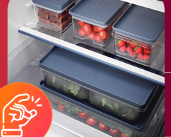 Geladeiras com até R$2500 OFF + 10% OFF em organizadores