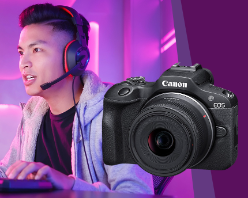 Câmera EOS R100 com Lente RF-S+ 3% OFF!