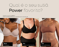 Sutiã Power com 10% OFF