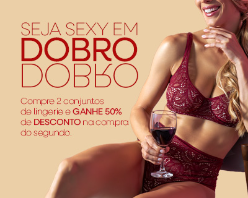 Compre 2 conjuntos e ganhe 50% OFF na 2ª peça