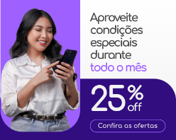 25% OFF em seleção de eletrodomésticos!